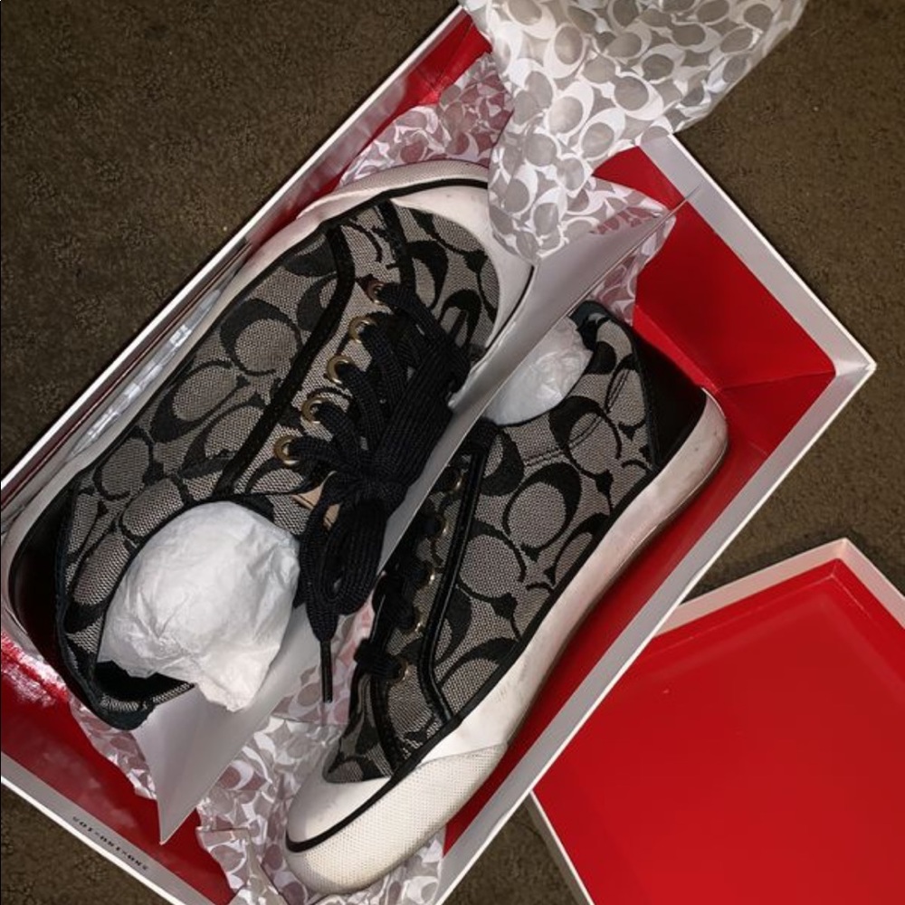 Coach Black/white Woman’s Shoes